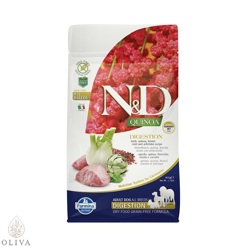 N&D Quinoa Digestion Lamb&Fennel Mini 2,5Kg