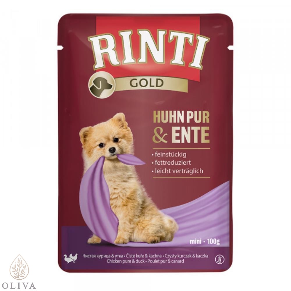 Rinti Gold Sosić Za Pse Sa Piletinom I Pačetinom 100G