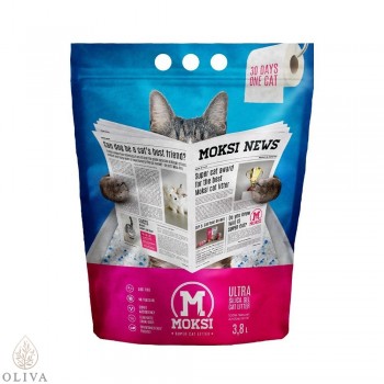 MOKSI Silikonski pesak za mace 3.8l