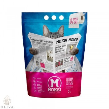 MOKSI Silikonski pesak za mace 5l