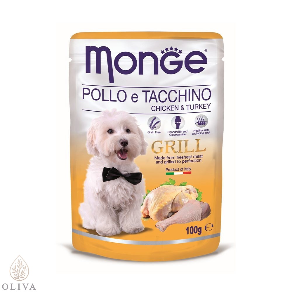 Monge Dog Grill Sos Piletina I Ćuretina 100G