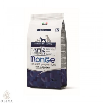 MONGE Piletina za srednje rase adult 3kg