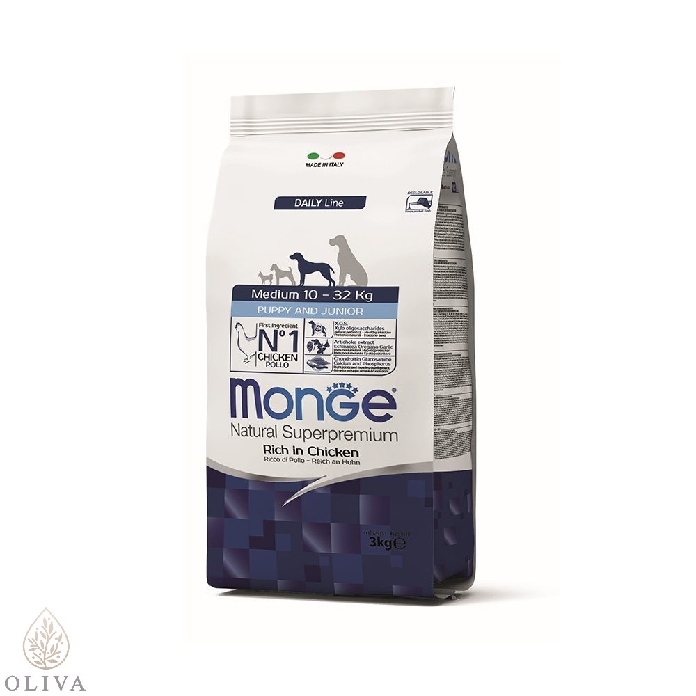 Monge Piletina Za Srednje Rase Puppy 3Kg