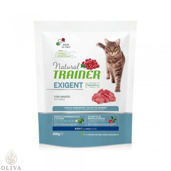 NATURAL TRAINER Cat Exigent govedina 300g