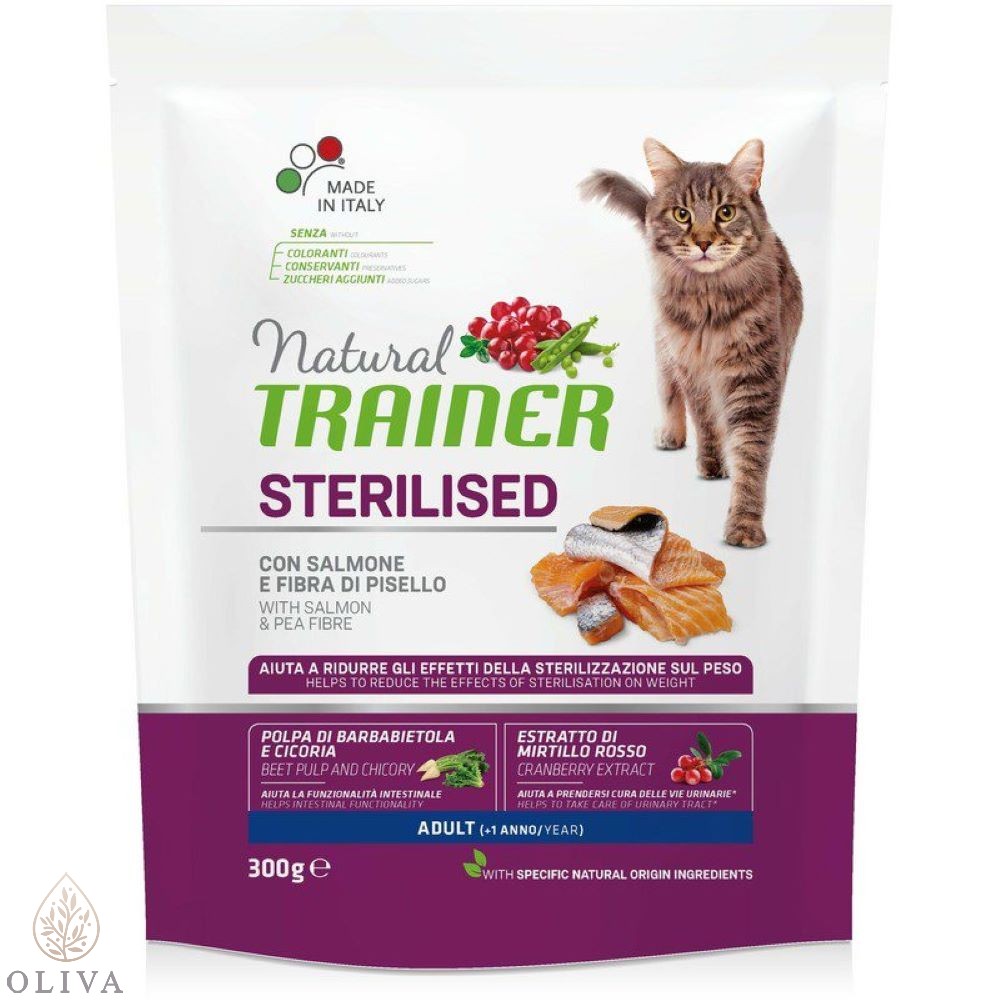 Natural Trainer Cat Losos Za Odrasle Sterilisane Mačke 300G