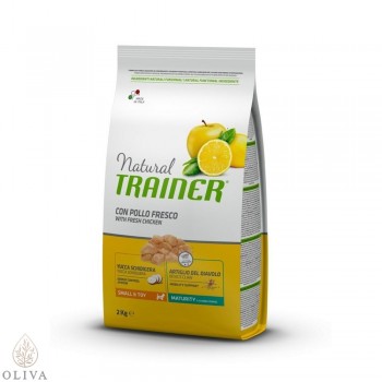 NATURAL TRAINER Dog sa svežom piletinom za starije pse malih rasa 2kg