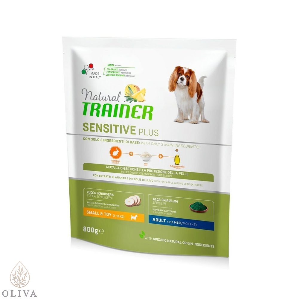 Natural Trainer Sensitive No Gluten Sa Zečetinom Za Odrasle Pse Malih Rasa 800G
