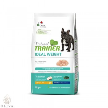 NATURAL TRAINER Weight Care sa belim mesom za odrasle pse malih rasa 2kg