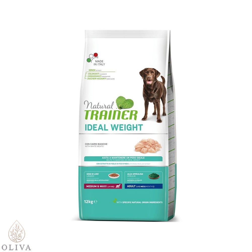 Natural Trainer Weight Care Sa Belim Mesom Za Pse Srednjih I Velikih Rasa 12Kg