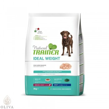 NATURAL TRAINER Weight care sa belim mesom za pse srednjih i velikih rasa 3kg