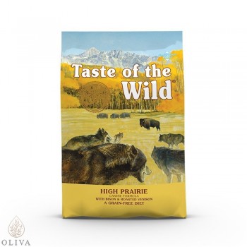 TASTE OF THE WILD Dog - High Prairie Canine (srna i bizon) 12.2kg