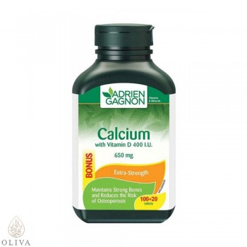 ADRIEN GAGNON Ca extra+Vit.D caps 120X650mg