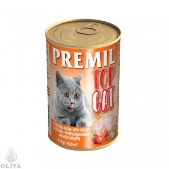 PREMIL Cat chicken konzerva 24 x 415 g PREMIL Cat chicken konzerva 24 x 415 g