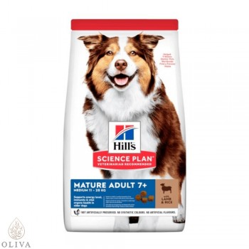 HILL&rsquo;S Mature adult medium jagnjetina&pirinač 2.5kg