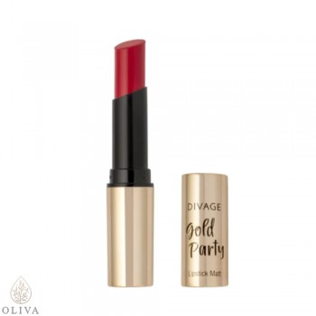 DIVAGE Ruž za usne gold party luxutious red 02