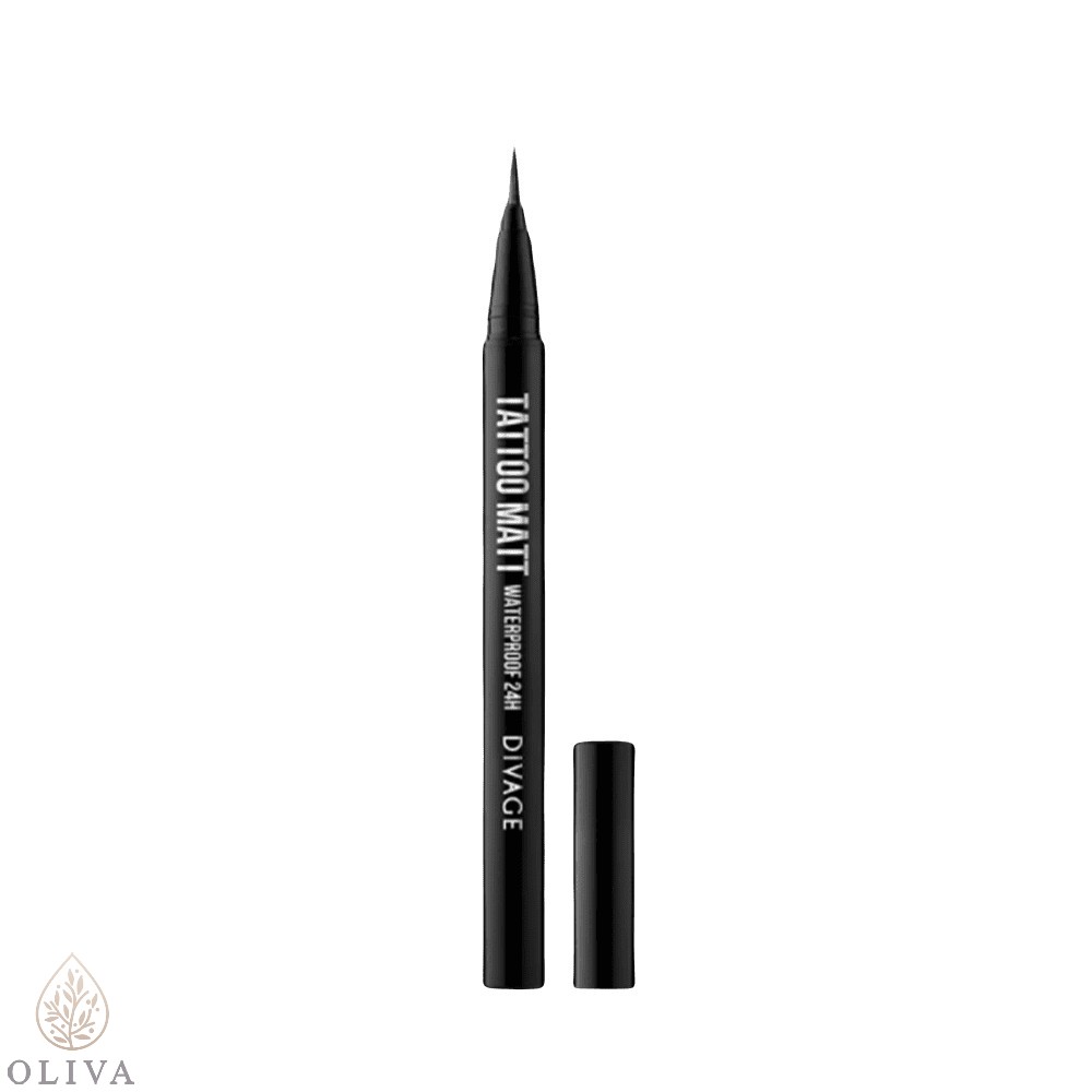 Divage Vodootporni Ajlajner Tattoo Matt Black Nero Opaco 01
