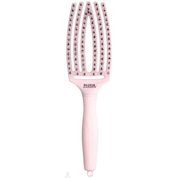 Olivia Garden Fingerbrush Care Iconic Boar&Nylon Pastel Pink M