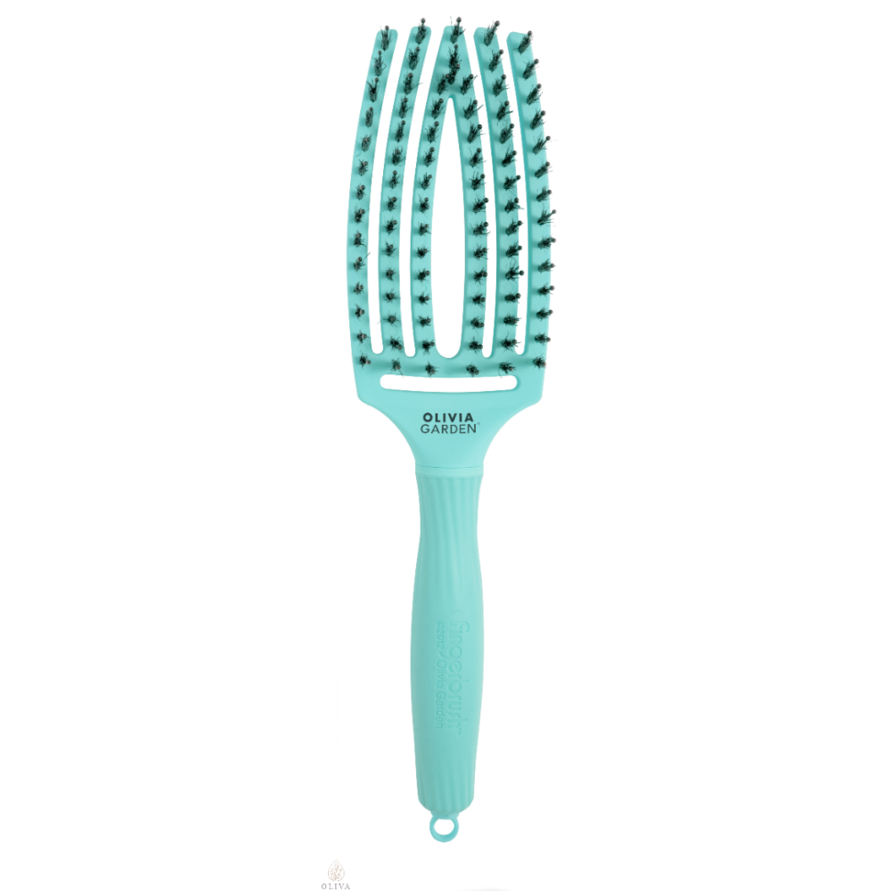 Olivia Garden Fingerbrush Care Iconic Boar&Nylon Mint M