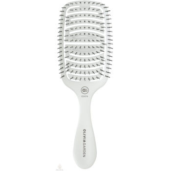 Olivia Garden Essential Care Flex Fine Hair Bristles Ice White