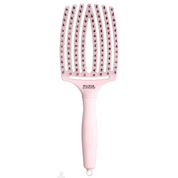 Olivia Garden Fingerbrush Care Iconic Boar&Nylon Pastel Pink L