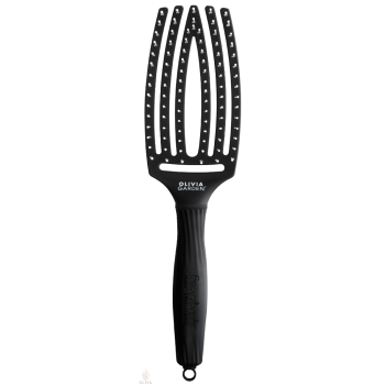 Olivia Garden Fingerbrush Care Iconic Nylon Black M