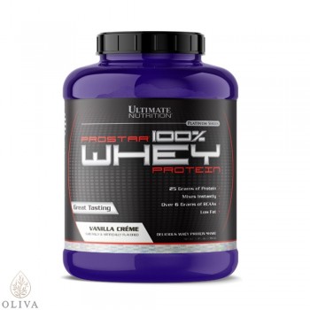 100% Whey Prostar vanilla creme, 2.39kg ULTIMATE NUTRITION