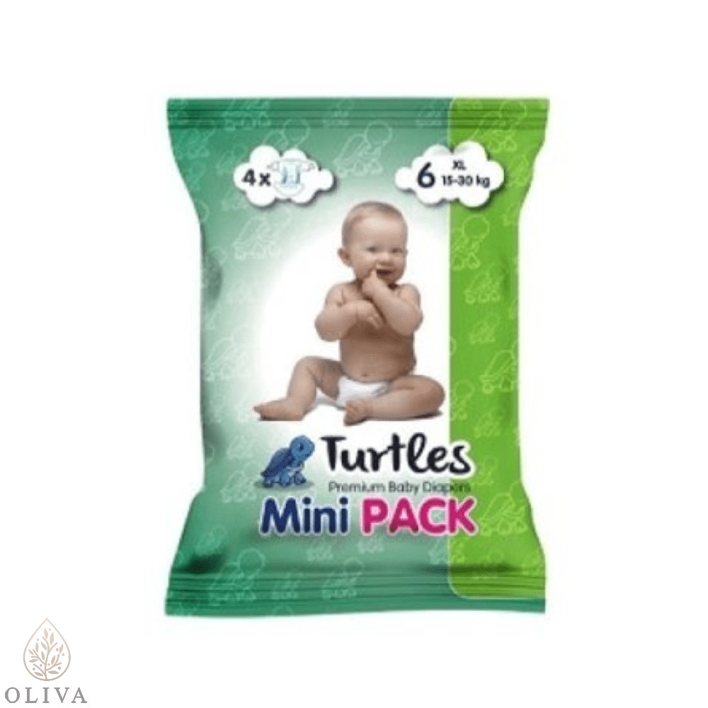 Turtles Mini Pack Pelene Za Decu 6 Xl 15-30 Kg (4 Kom)