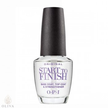 OPI Start to Finish 3-in-1 lak za jačanje noktiju, baza i završni sjaj 