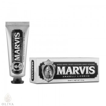 Marvis Amarelli Licorice Mint pasta za zube 25 ml