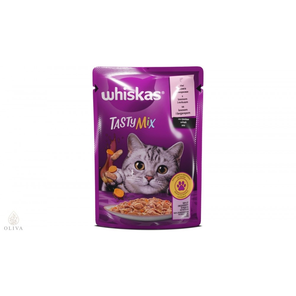 Whiskas Tasty Mix Sa Lososom I Šargarepom 85G