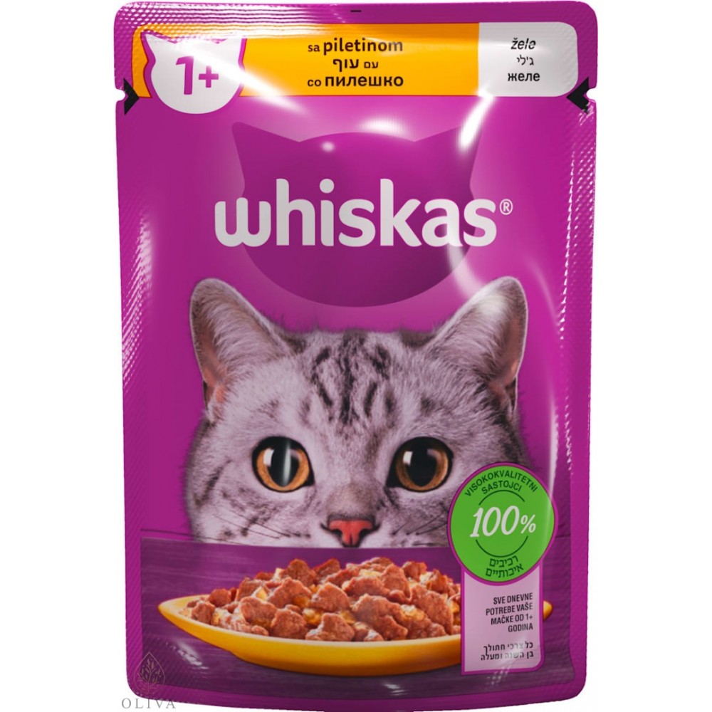 Whiskas Piletina Žele 85G