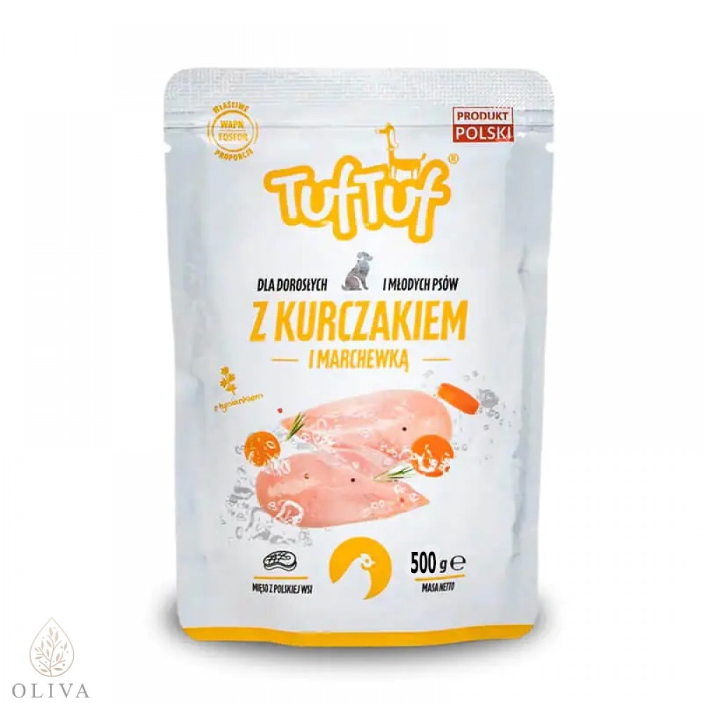 Tuf Tuf Piletina/Šargarepa 500G