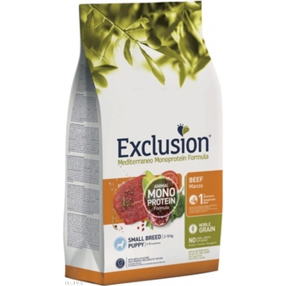 Exclusion Mediterraneo Monoprotein Puppy Small Breed Govedina 7 Kg